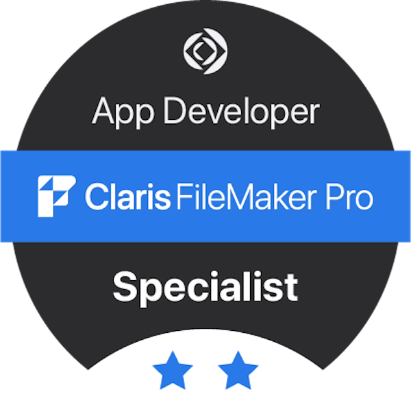 App Developer for Claris FileMaker Pro Specialist